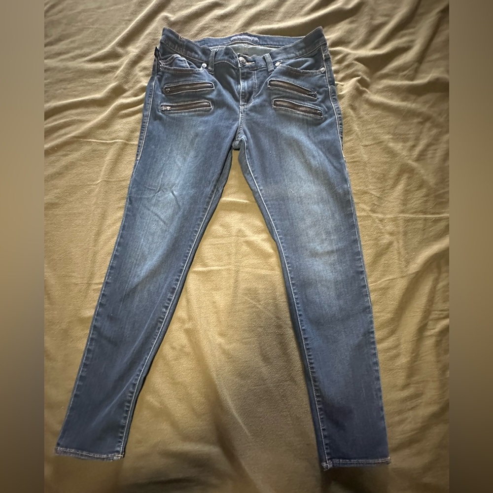Rock & Republic Women's Denim Jeans with Zipper Details